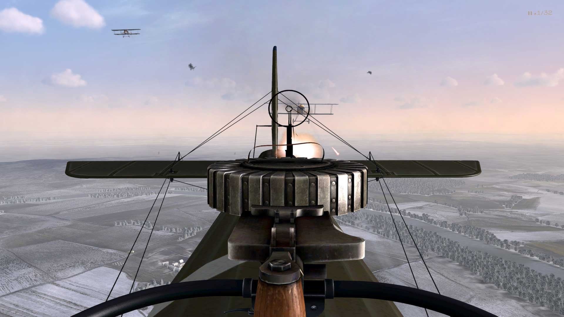 Jogando Rise of Flight - Simulador de Aviões da Primeira Guerra Mundial  Hardcore!! 